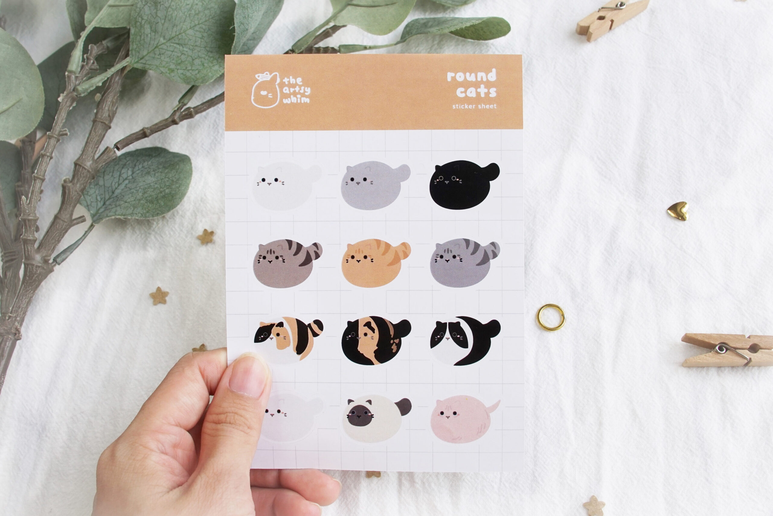 Cute Planets Mood Tracker Sticker Sheet