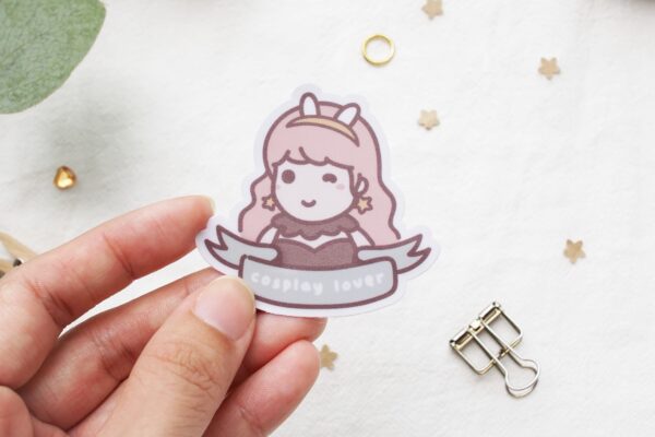 Cosplay Lover Vinyl Sticker - Image 2