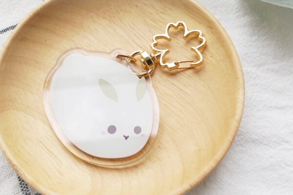 Mochi Rabbit Keychain - Image 3